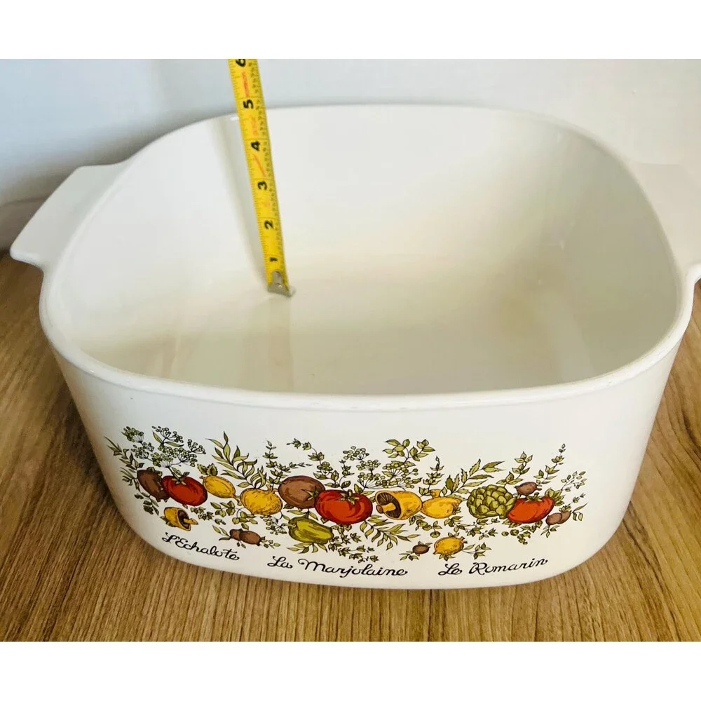 Vintage Corning Ware Spice of Life Casserole Dishes with Lid – Retro Kitchenware